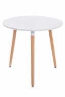 CLP Esstisch Ansgar Weiß 3 Holzbeine Modern Bild 1