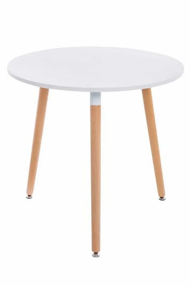 CLP Esstisch Ansgar Weiß 3 Holzbeine Modern - Bild 2