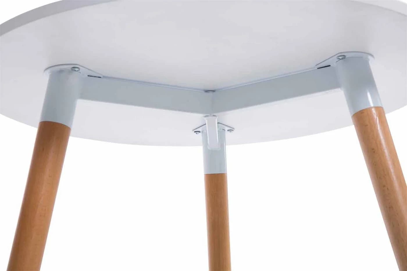 CLP Esstisch Ansgar Weiß 3 Holzbeine Modern - Bild 5