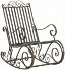 CLP Schaukelstuhl Smilla Metall Landhausstil Garten Bild 2