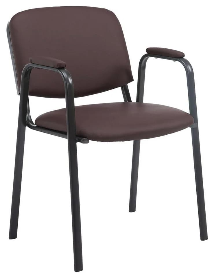 CLP Besucherstuhl Ken Pro stapelbar Kunstleder Armlehnen - Bild 2