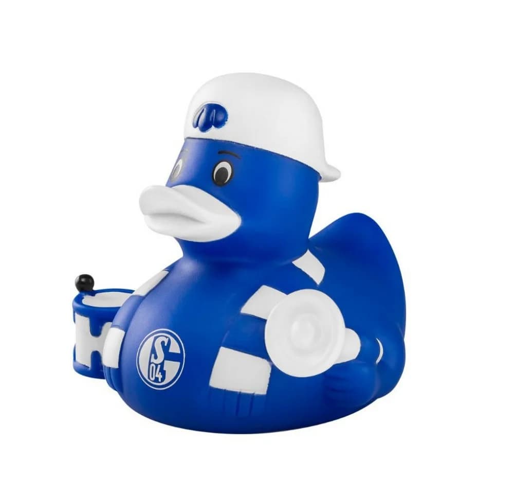 FC Schalke 04 Badeente Capo-Set Blau mit Megafon