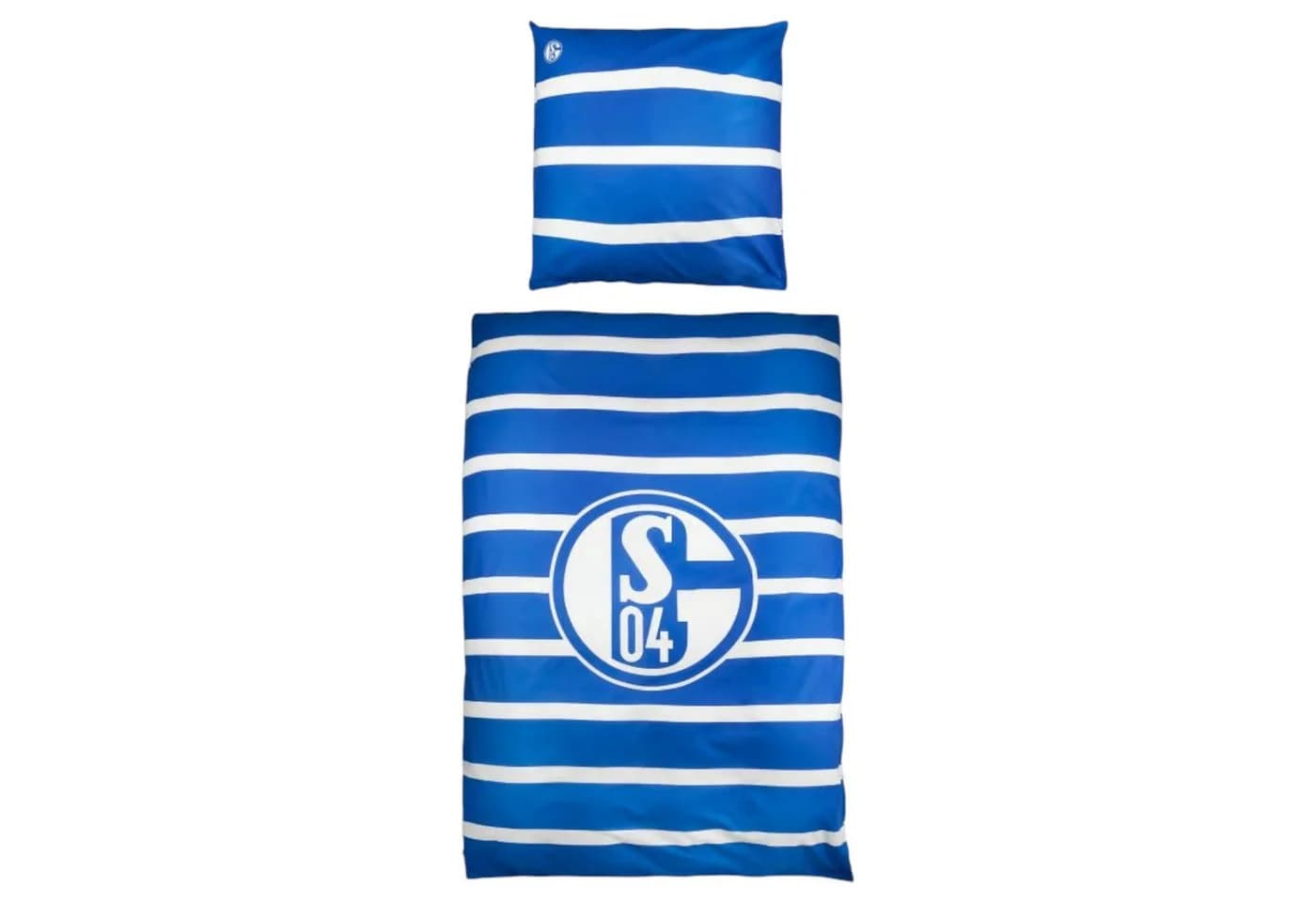 FC Schalke 04 Bettwäsche 200x135 cm Streifen 100% Baumwolle - Bild 2
