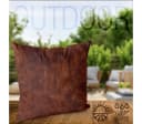 VOID Kissenbezug Kuhfell Print Braun Outdoor Indoor Bild 4
