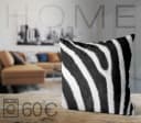 VOID Kissenbezug Zebrafellmuster Outdoor Indoor Leinwand Bild 3