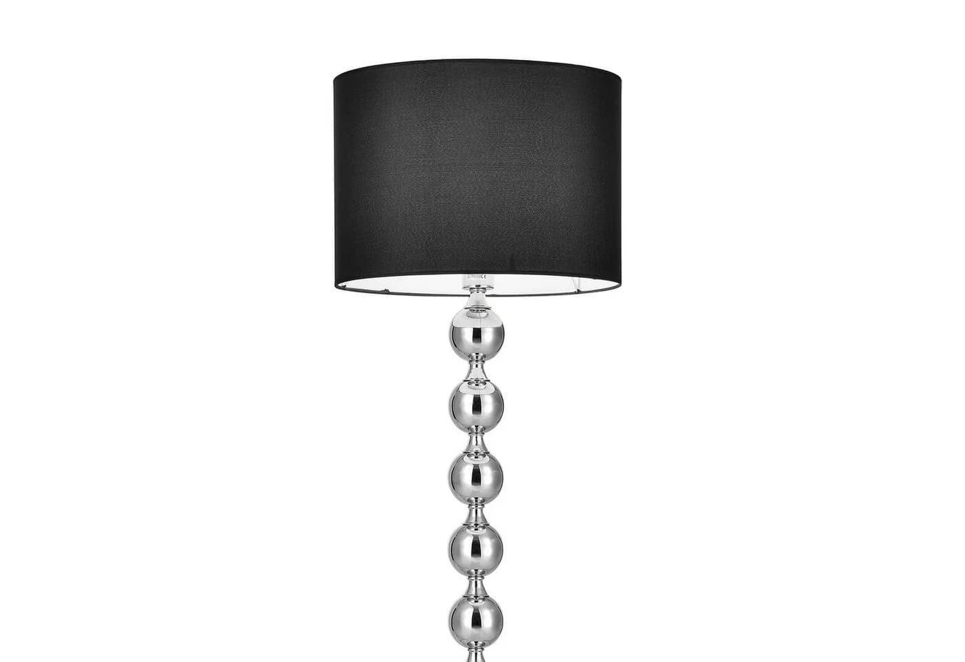 lux.pro Stehlampe Spheric Black Modern E27 Schwarz/Silber - Bild 4