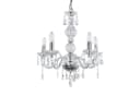 lux.pro Kronleuchter Elegance 5-flammig Chrom mit Kristallen Bild 2