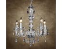 lux.pro Kronleuchter Elegance 5-flammig Chrom mit Kristallen Bild 3