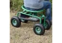 pro.tec Fahrbarer Gartensitz Grün Stahl Bild 1