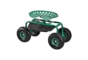 pro.tec Fahrbarer Gartensitz Grün Stahl Bild 2