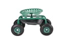pro.tec Fahrbarer Gartensitz Grün Stahl Bild 3