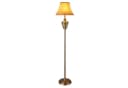lux.pro Stehlampe Madrid Retro-Look Messing Beige-Braun E27 Bild 3