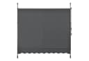 pro.tec Klemmmarkise »Stem« ohne Bohren Stahlgestell 200x120 cm Grau Bild 5