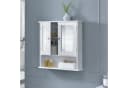 en.casa Badezimmerspiegelschrank »Freren« Weiß Bild 1