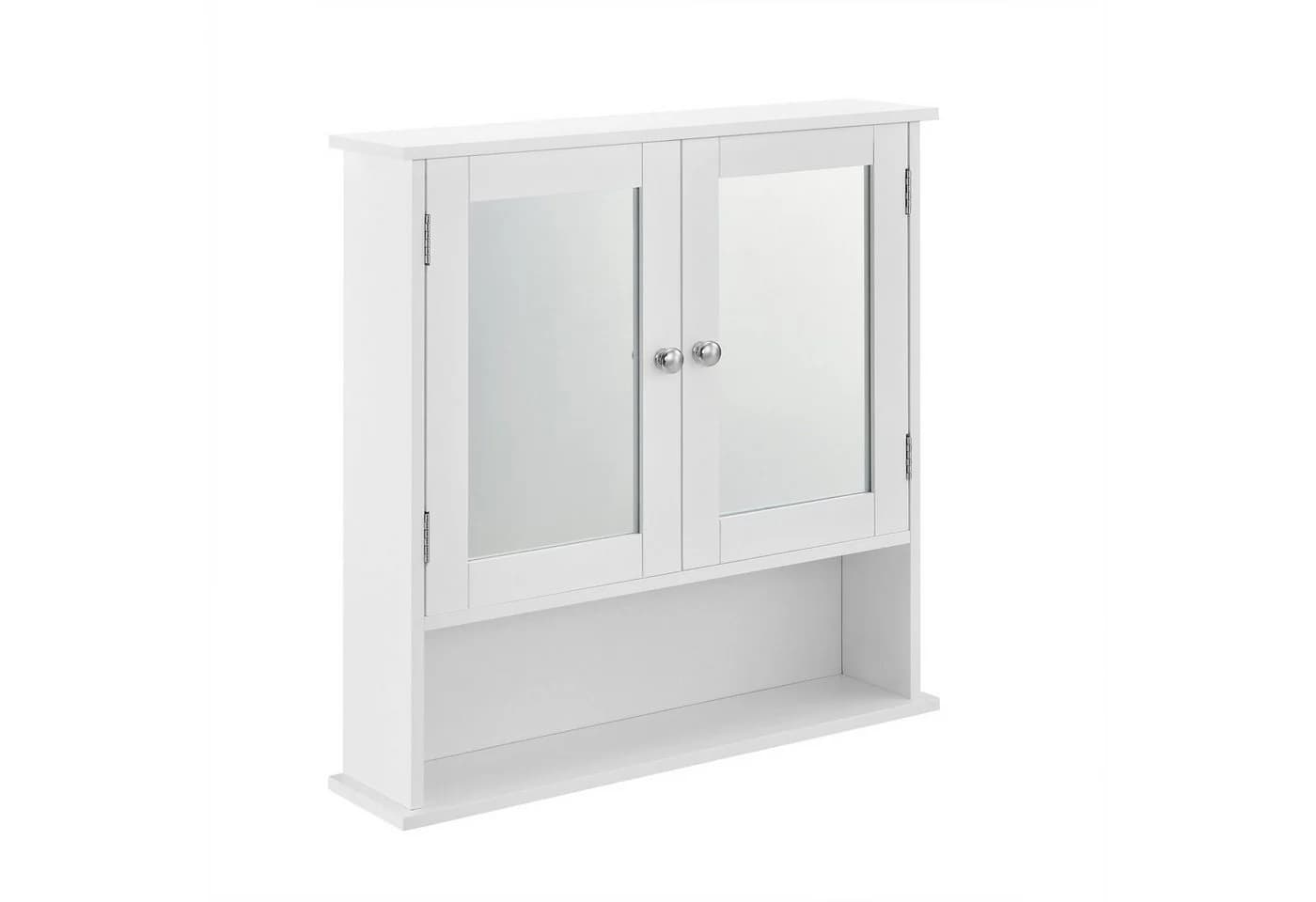 en.casa Badezimmerspiegelschrank »Freren« Weiß - Bild 2