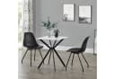 en.casa Esstisch Ankara Weiß Modern Bild 1