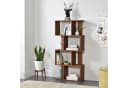 en.casa Bücherregal »Brattahlid« Medienregal Walnuss Bild 1
