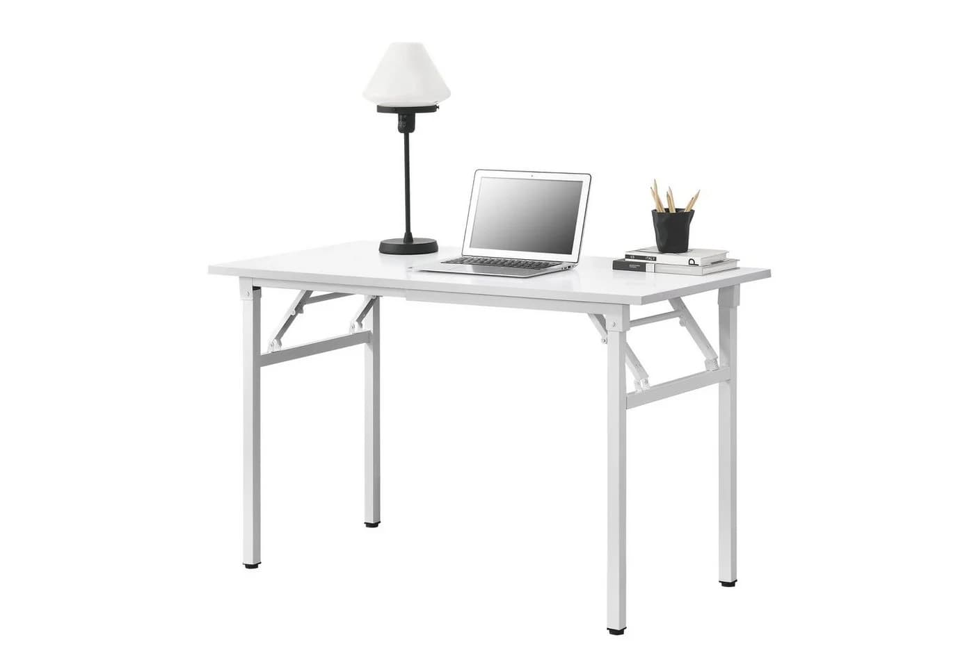 neu.haus Klapptisch Alta Höhenverstellbar Weiß Modern - Bild 2