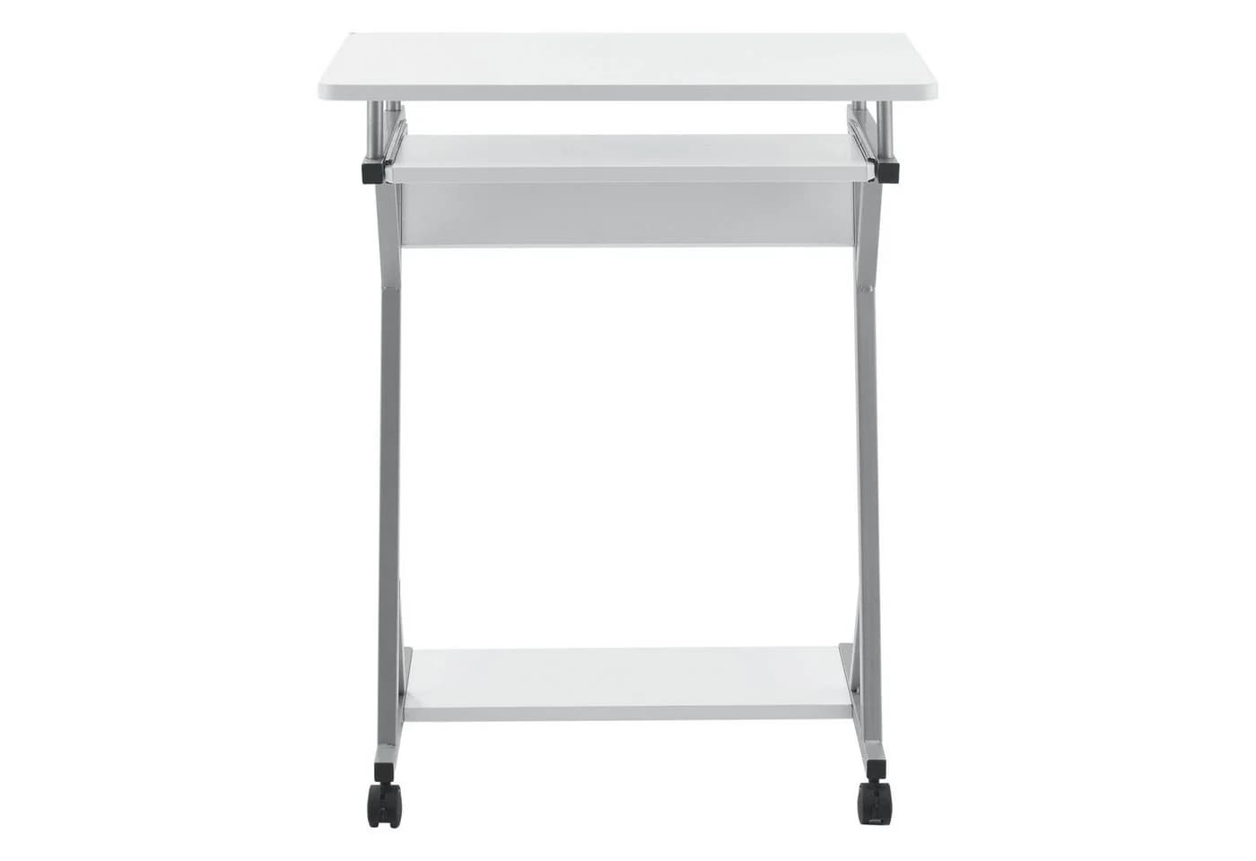 en.casa Schreibtisch »Gent« Rollbar Weiß - Bild 3