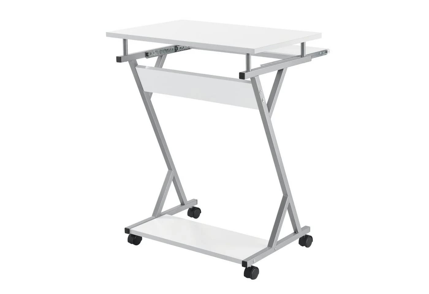 en.casa Schreibtisch »Gent« Rollbar Weiß - Bild 5