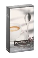 PURESIGNS Espressolöffel ONE Extra 6er Set Silber Matt Bild 5
