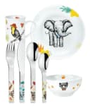 PURESIGNS Kindergeschirr-Set NATURA 7-tlg. Bunt Edelstahl & Porzellan Bild 2