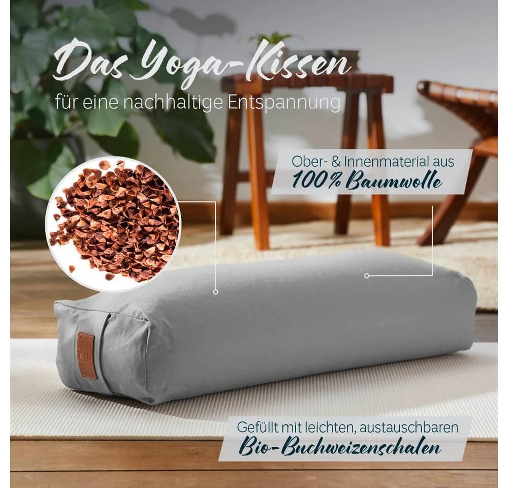 #DoYourYoga Yogakissen Yoga Bolster Paravati Bio-Dinkelspelz