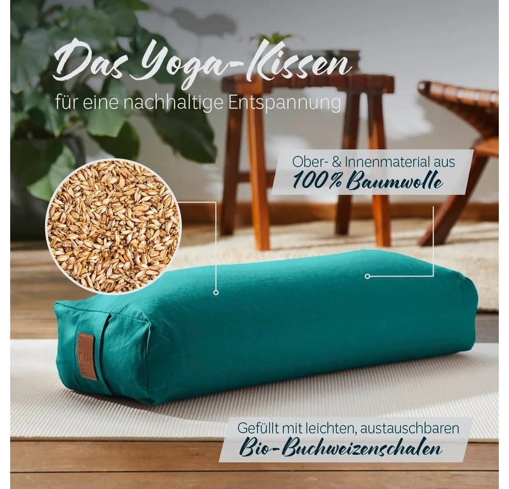 #DoYourYoga Yogakissen Yoga Bolster Paravati Bio-Buchweizenschalen