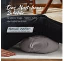 #DoYourYoga Yoga Bolster Zafu Halbmondkissen Grau Bild 3