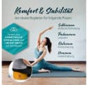 #DoYourYoga Yoga Bolster Kissen Vishnu Currygelb Bio-Buchweizen Bild 5