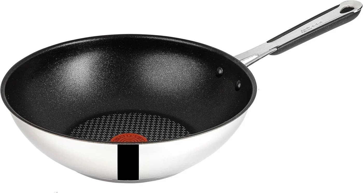 Tefal Wok Jamie Oliver E30 28cm Edelstahl Antihaft Induktion - Bild 2