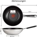 Tefal Wok Jamie Oliver E30 28cm Edelstahl Antihaft Induktion Bild 3