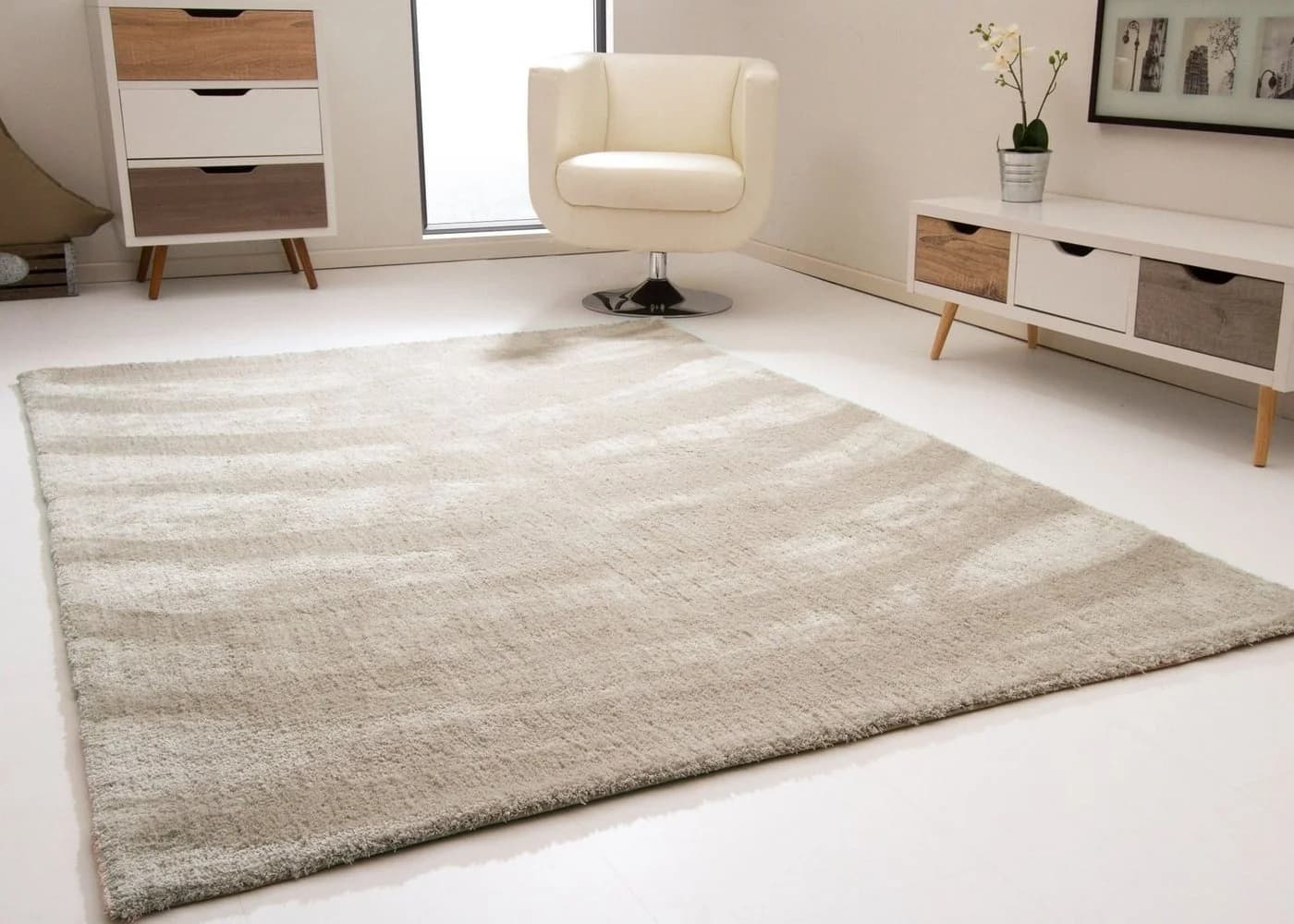 Steffensmeier Teppich Nicki Beige Kurzflor Modern - Bild 2