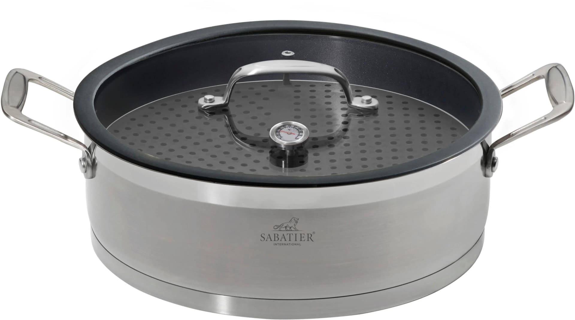 SABATIER Servierpfanne Silber Teflon™ Antihaft Induktion