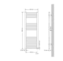 LuxeBath Badheizkörper Sahara Elektrisch 1200W Weiß Bild 1
