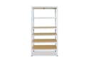 shelfplaza Schwerlastregal HOME 6 Böden Weiß Stahl Bild 5