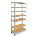 Shelfplaza Schwerlastregal HOME 7 Böden Metallregal Bild 2