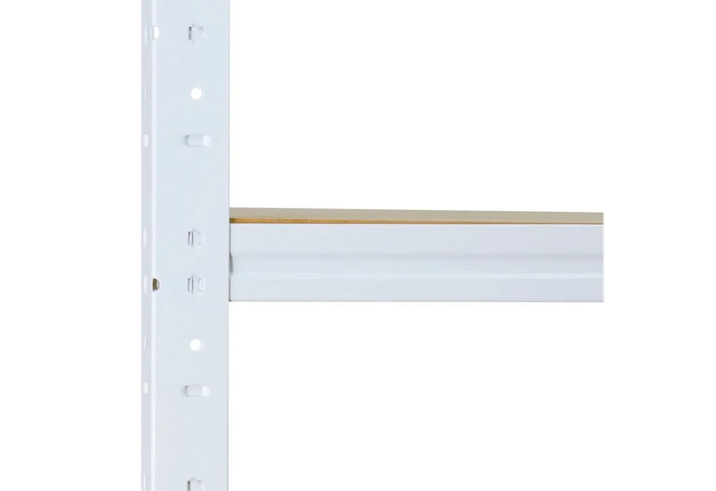 shelfplaza Schwerlastregal HOME 90x60x50cm Weiß 3 Böden - Bild 3