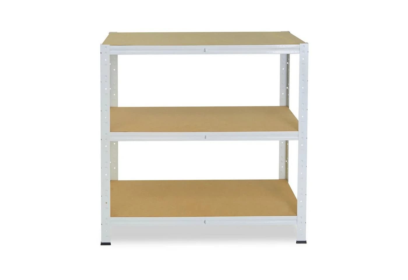 shelfplaza Schwerlastregal HOME 90x60x50cm Weiß 3 Böden - Bild 4