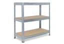 shelfplaza Schwerlastregal PROFI 90x70x30cm verzinkt 3 Böden Bild 2