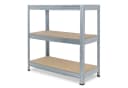 shelfplaza Schwerlastregal PROFI 90x70x30cm verzinkt 3 Böden Bild 5