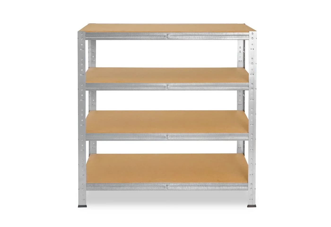 shelfplaza Schwerlastregal HOME 90x120x40cm verzinkt 4 Böden - Bild 4