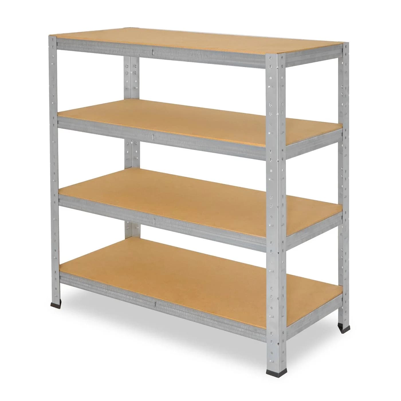 shelfplaza Schwerlastregal HOME 90x120x40cm verzinkt 4 Böden - Bild 5