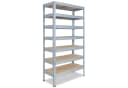 shelfplaza Schwerlastregal PROFI 7 Böden verzinkt Stahl Bild 2