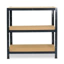 shelfplaza Schwerlastregal HOME Anthrazit 3 Böden Bild 4