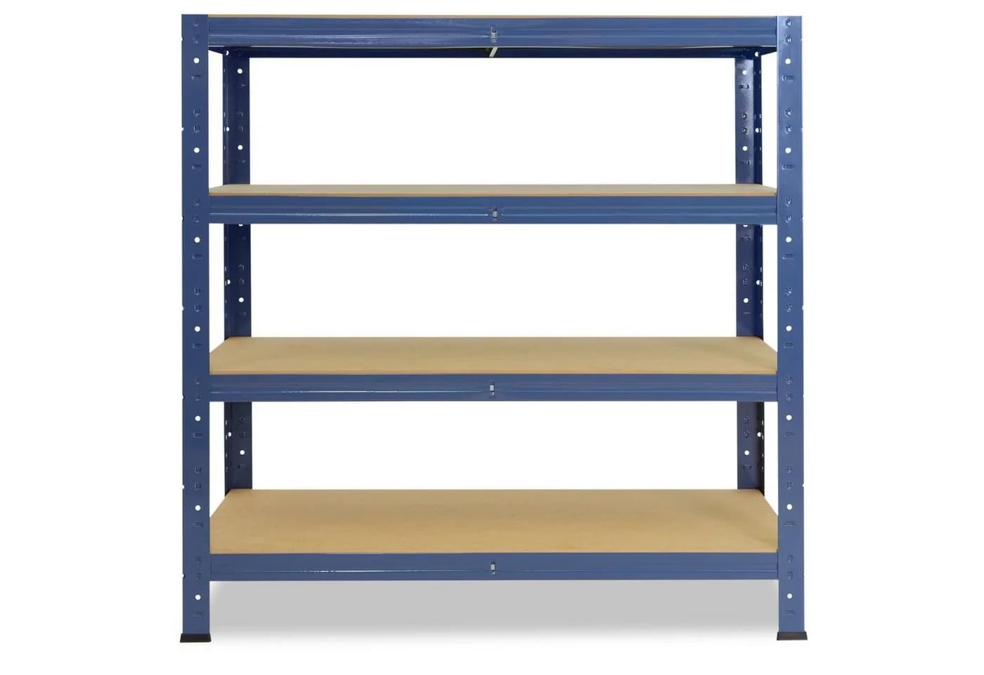 shelfplaza Schwerlastregal HOME 90x40x30cm blau 4 Böden Steckregal - Bild 4