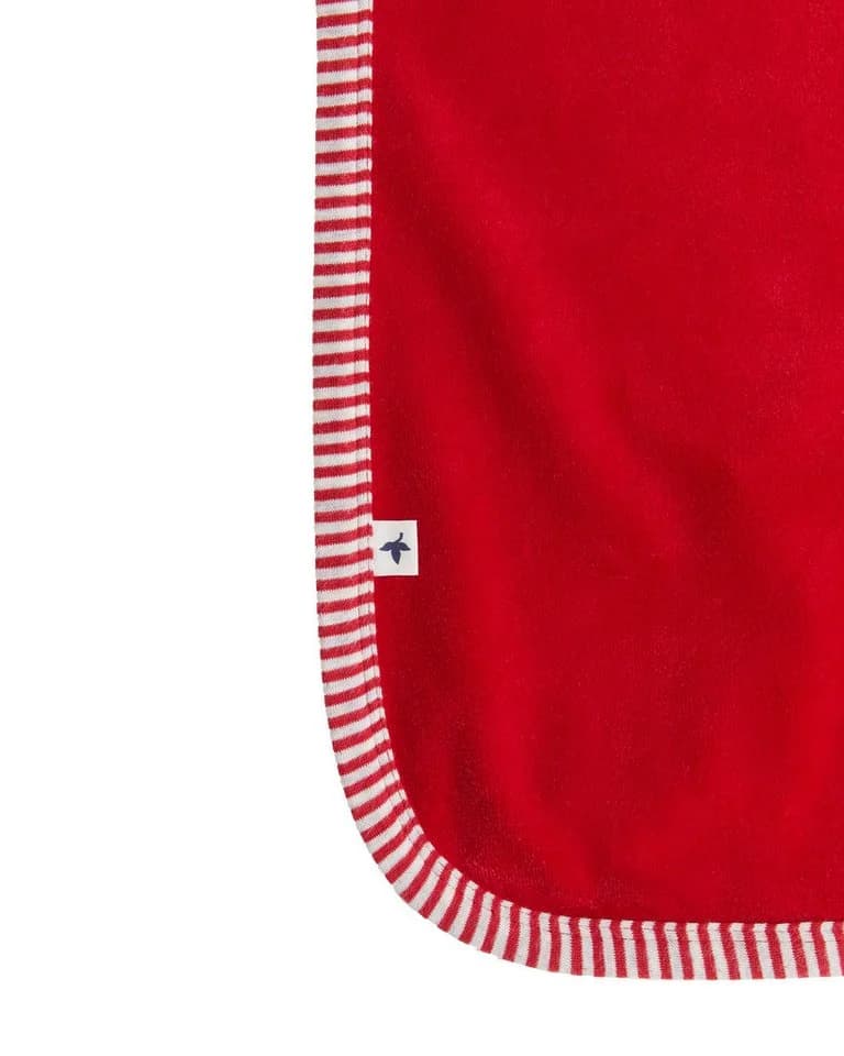 Leela Cotton Babydecke Nicky Decke Ziegelrot 100% Biobaumwolle - Bild 4