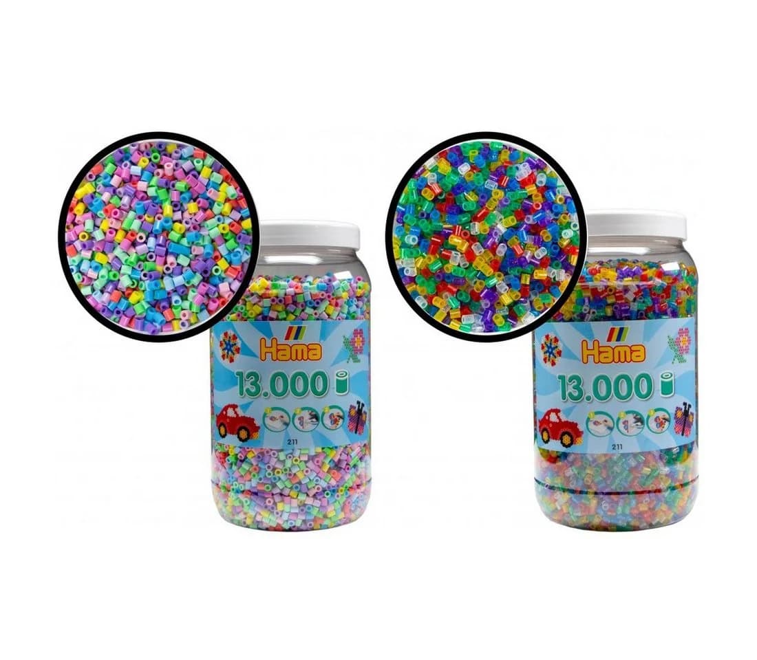Hama Bügelperlen 26.000 Stück Pastell + Glitter Mix - Bild 2