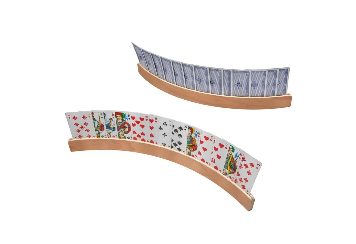 Otto Simon 2er Set Spielkartenhalter Buche Multiplex Holz - Bild 2