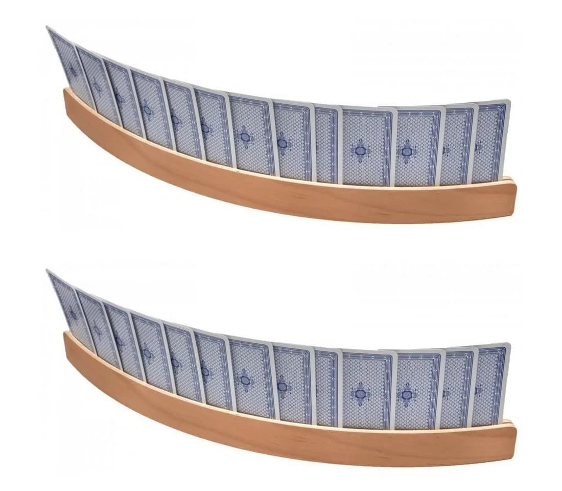 Otto Simon 2er Set Spielkartenhalter Buche Multiplex Holz - Bild 4